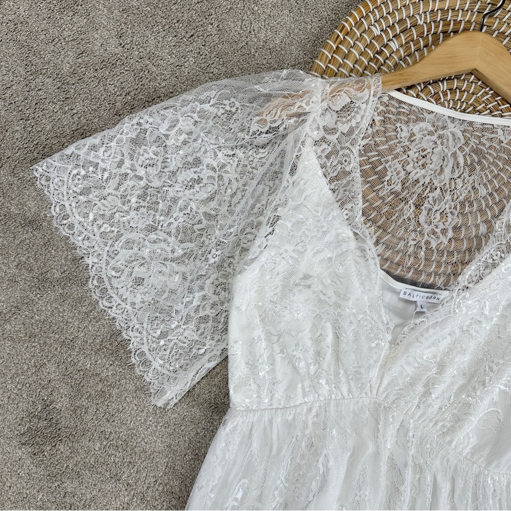 Baltic Born White Lace Maxi Dress - Picture 6 of 15